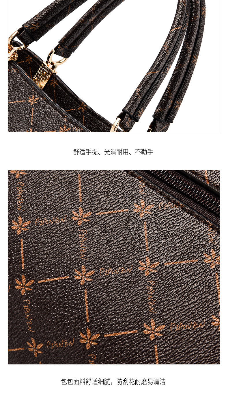 2025 new bag large capacity female handbag atmospheric single shoulder crossbody bag