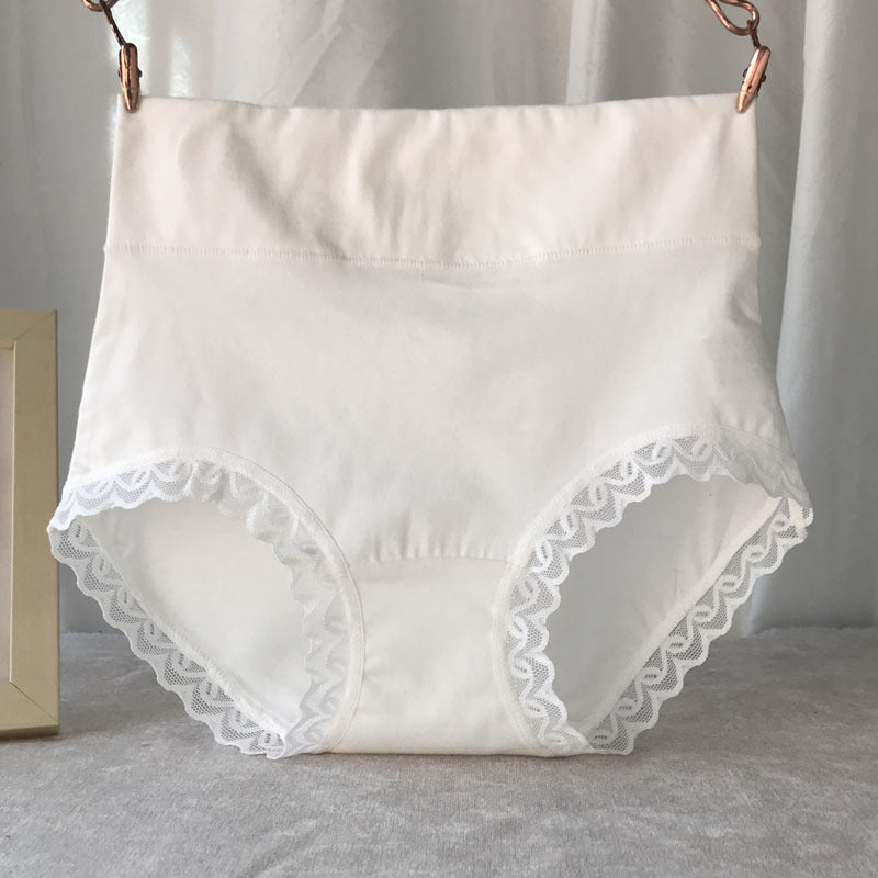 long-staple cotton panties female cotton high-waisted abdominal seamless ladies