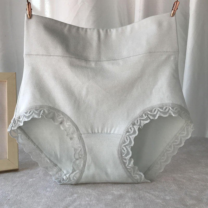 long-staple cotton panties female cotton high-waisted abdominal seamless ladies
