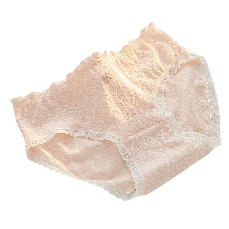 Class A Baby Cotton Jacquard Panties Women's 5A Antibacterial Inner Crotch Cotton Trousers