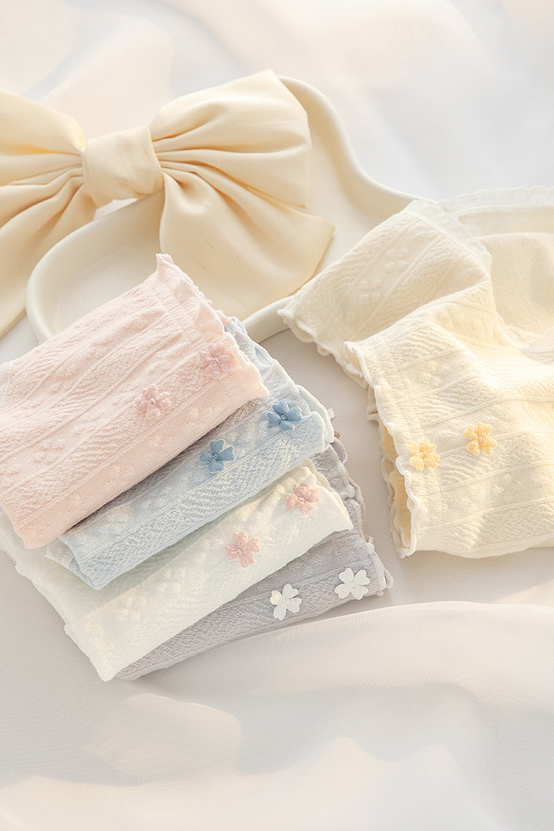 Class A Baby Cotton Jacquard Panties Women's 5A Antibacterial Inner Crotch Cotton Trousers