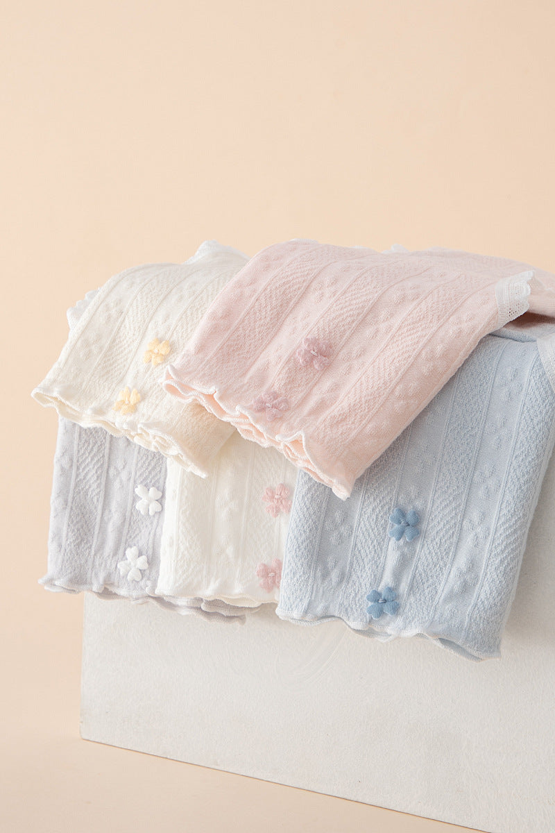 Class A Baby Cotton Jacquard Panties Women's 5A Antibacterial Inner Crotch Cotton Trousers