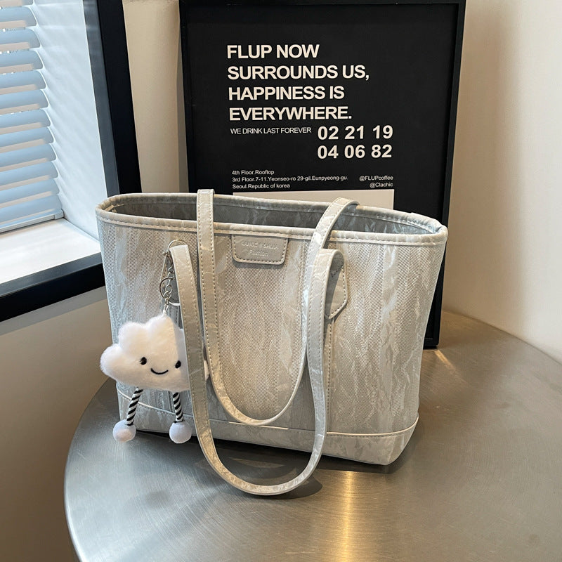 Senior sense of popularity shoulder bag large capacity commuting large bag Tote bag