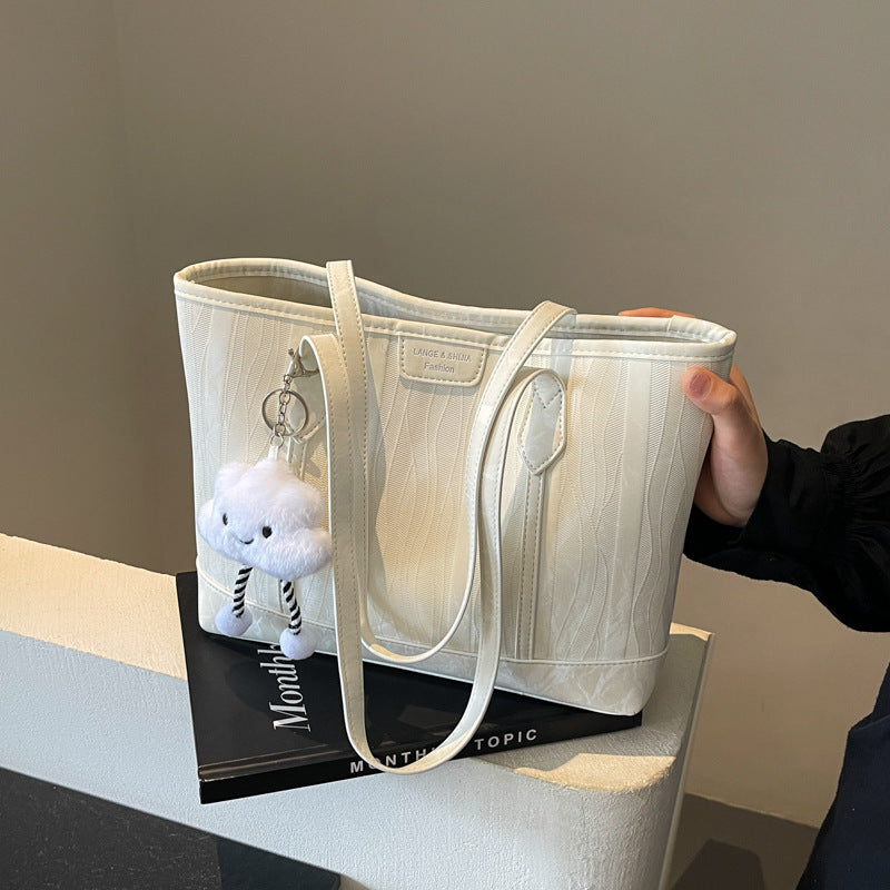 Senior sense of popularity shoulder bag large capacity commuting large bag Tote bag