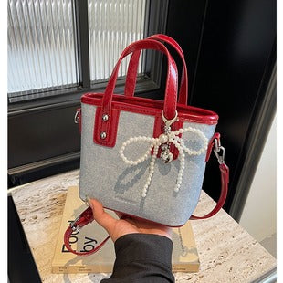 Senior sense of popularity shoulder bag large capacity commuting large bag Tote bag