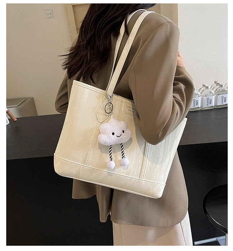 Senior sense of popularity shoulder bag large capacity commuting large bag Tote bag