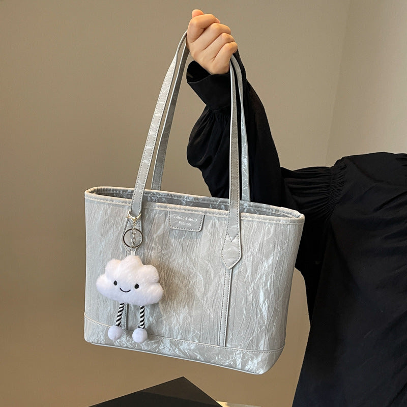 Senior sense of popularity shoulder bag large capacity commuting large bag Tote bag