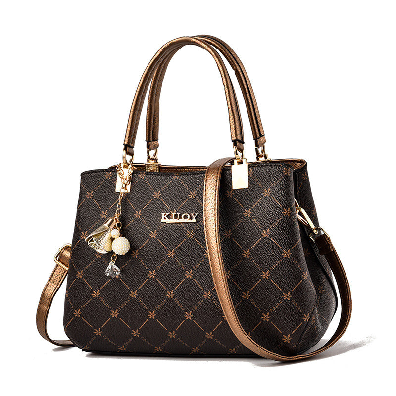 2025 new bag large capacity female handbag atmospheric single shoulder crossbody bag