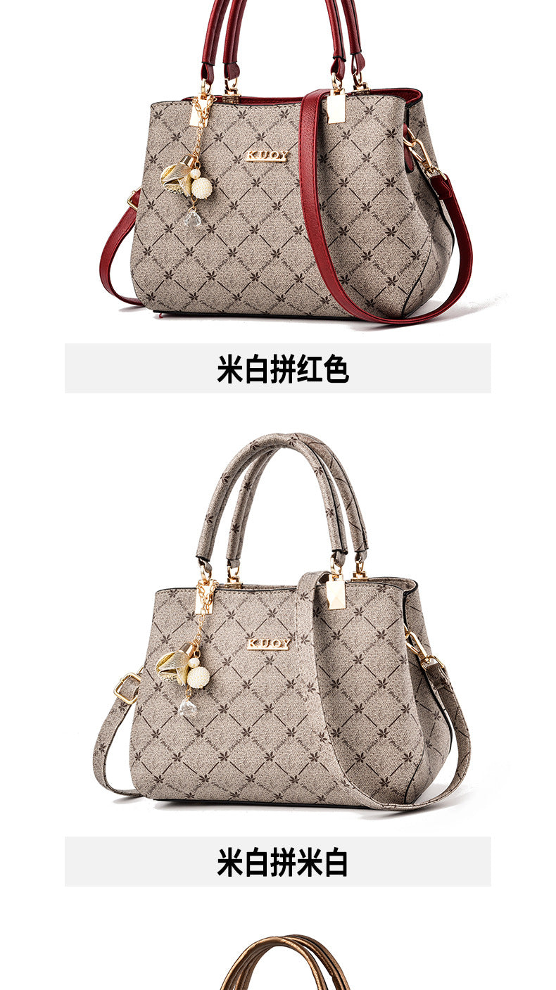 2025 new bag large capacity female handbag atmospheric single shoulder crossbody bag