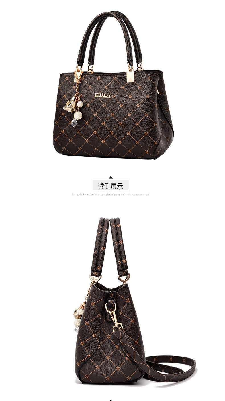 2025 new bag large capacity female handbag atmospheric single shoulder crossbody bag