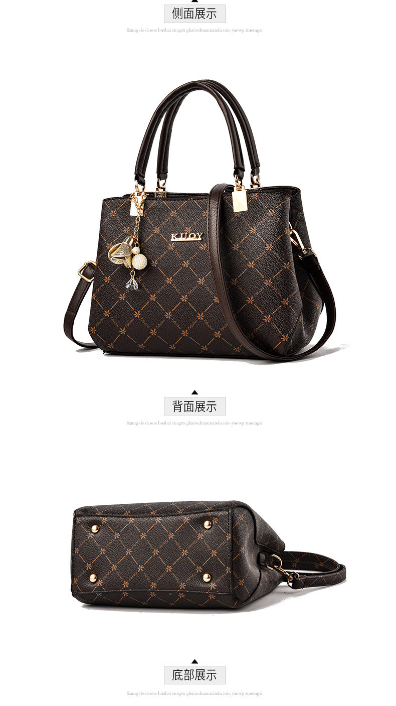 2025 new bag large capacity female handbag atmospheric single shoulder crossbody bag