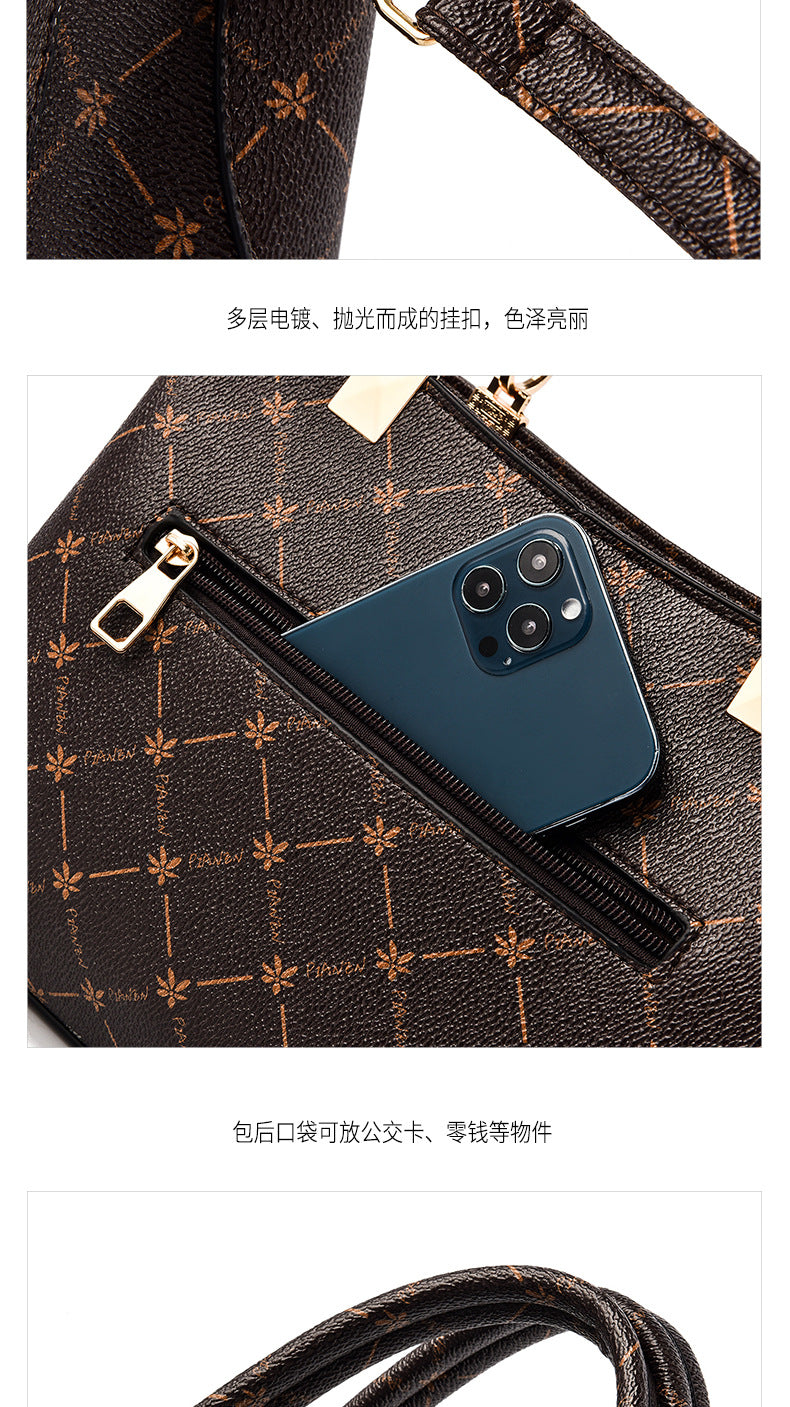 2025 new bag large capacity female handbag atmospheric single shoulder crossbody bag