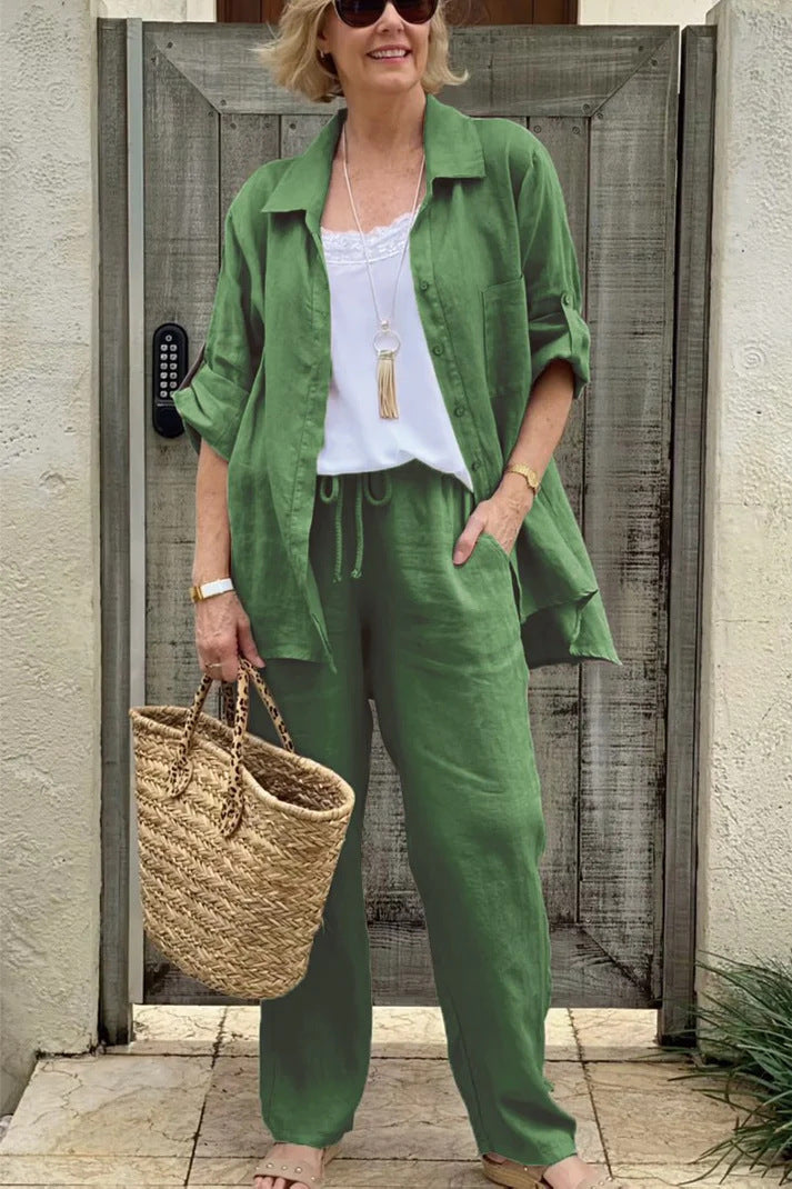 Women's Shirt Suit 2025 Casual Urban Suit