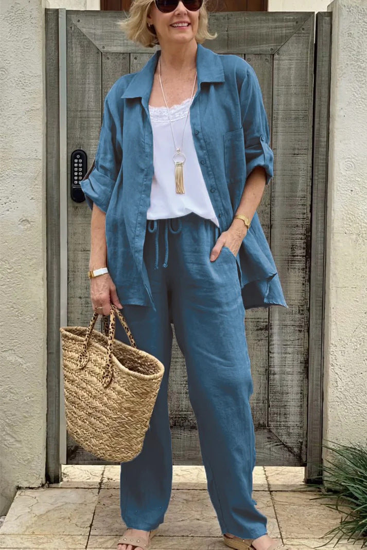 Women's Shirt Suit 2025 Casual Urban Suit