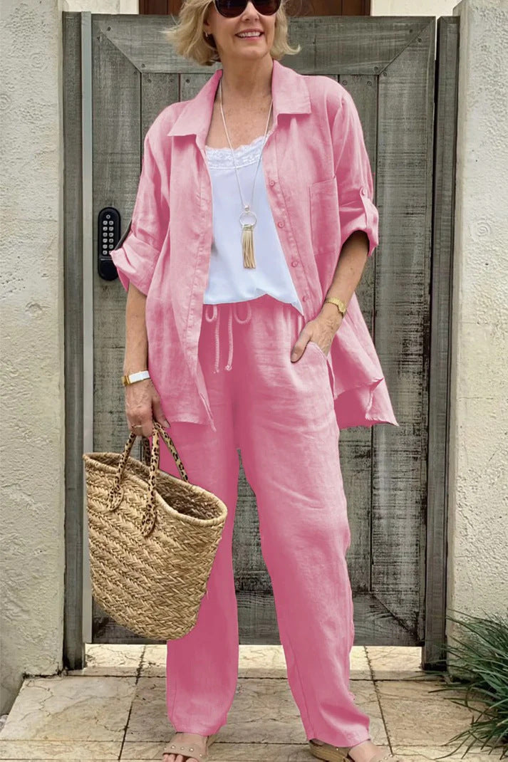 Women's Shirt Suit 2025 Casual Urban Suit