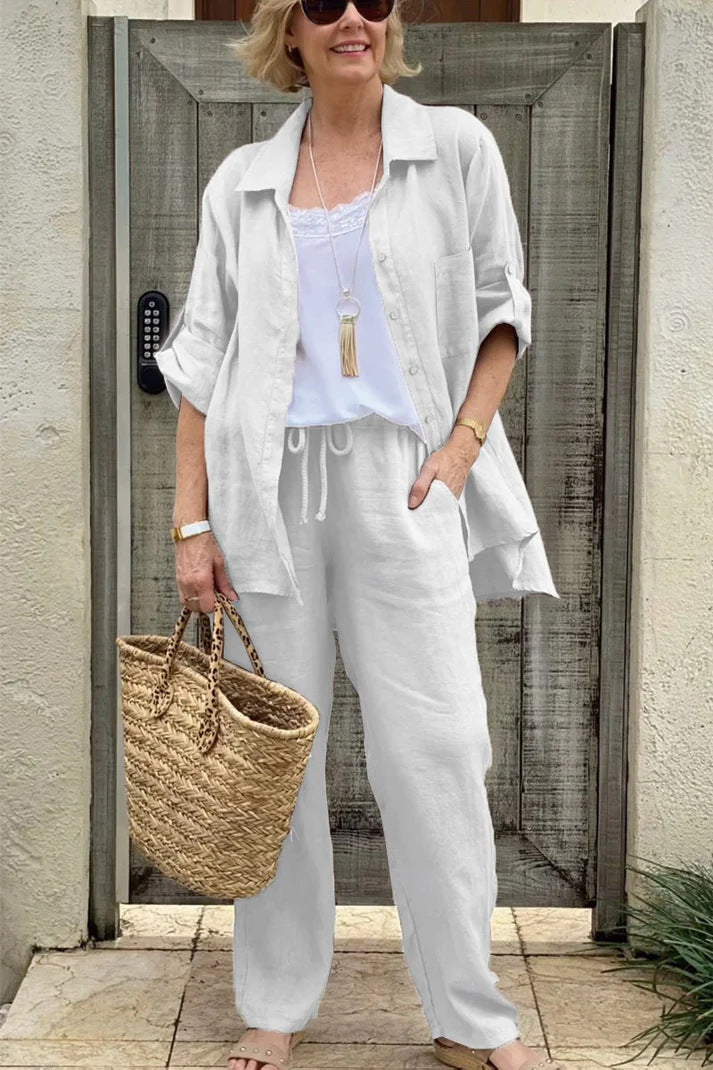 Women's Shirt Suit 2025 Casual Urban Suit