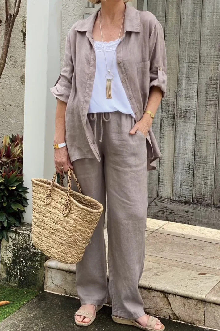 Women's Shirt Suit 2025 Casual Urban Suit