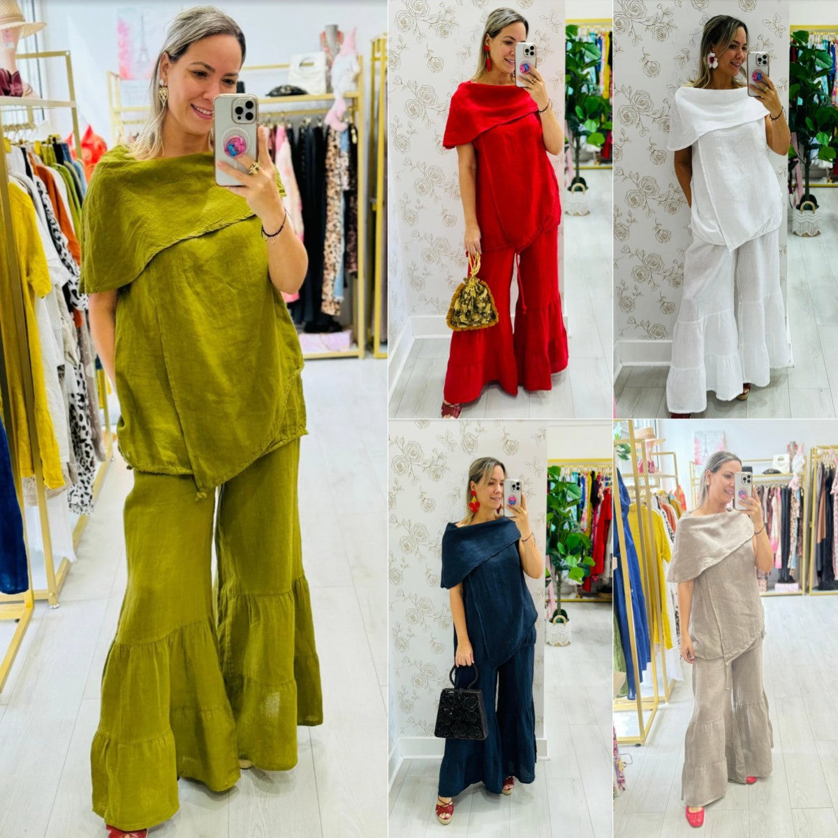 2025 Ladies Fashion Casual Loose Sleeveless Large Size Suit